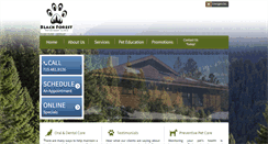 Desktop Screenshot of blackforestvetclinic.com